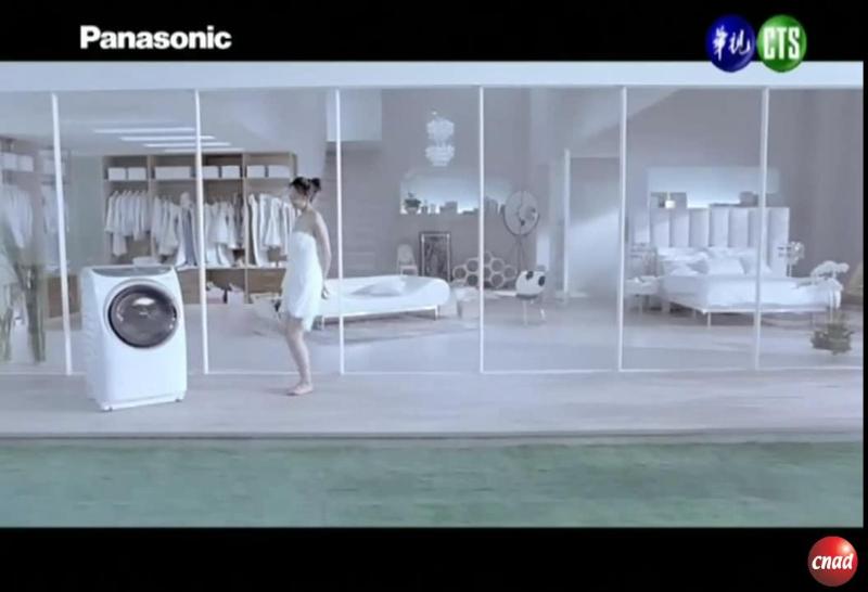 Panasonic 斜取式 滚筒洗衣机 张钧甯