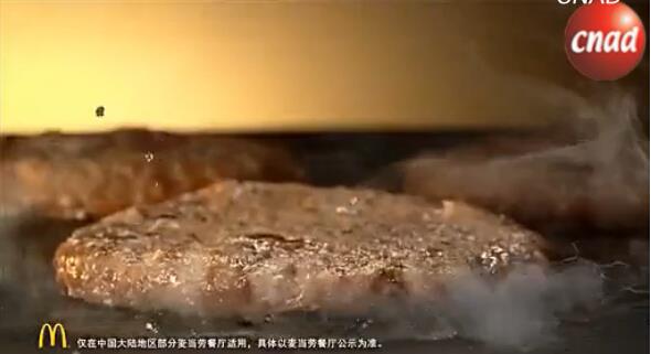 麦当劳双层牛堡广告