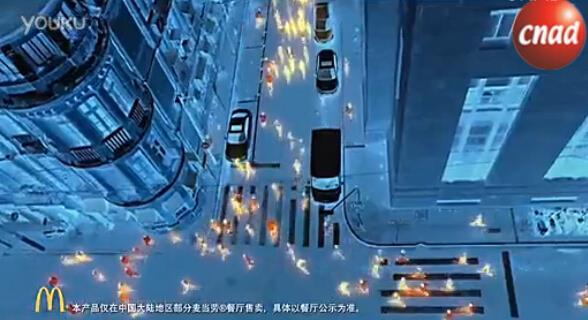 麦当劳经典麦辣鸡腿堡广告